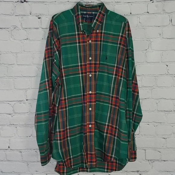 Polo Ralph Lauren Men’s Blaire Long Sleeve Button Down Plaid - Picture 1 of 6